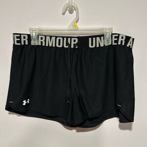 UA shorts.